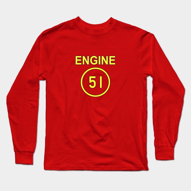 Engine 51 Long Sleeve T-Shirt by Vandalay Industries